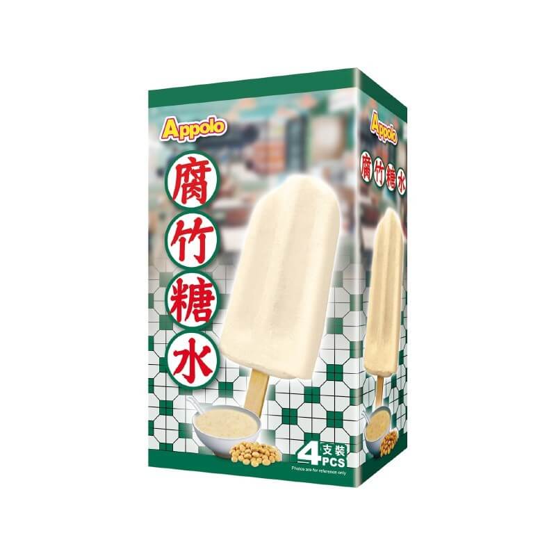 腐竹糖水雪條同樣是HK$26/盒（4支裝）