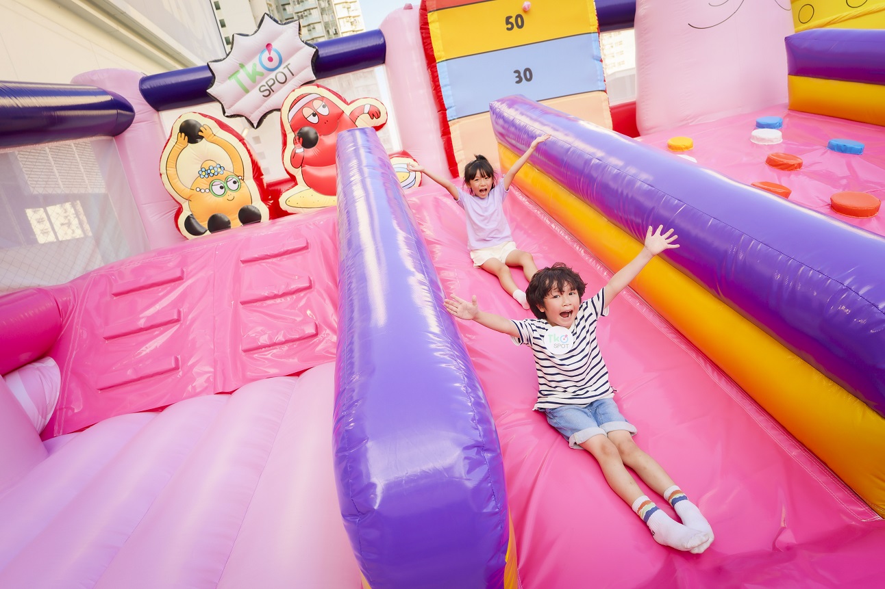 放電必玩Barbapapa戶外充氣樂園