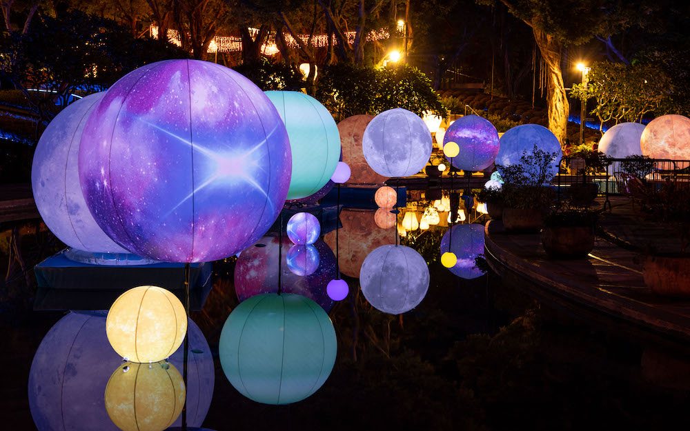 大埔海濱公園的花燈十分壯觀（圖片來源：政府網頁）