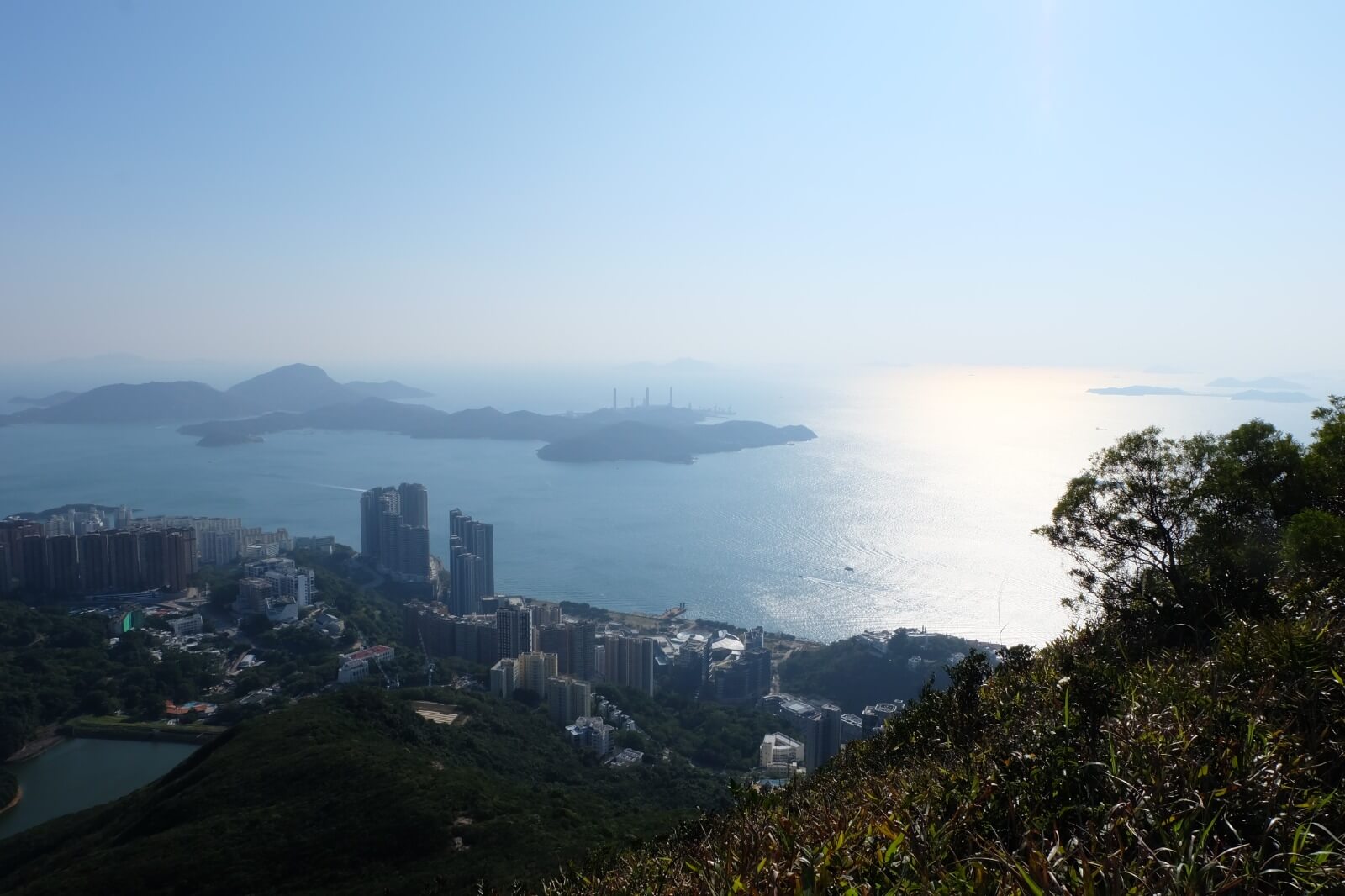 山頂看盡港島海景