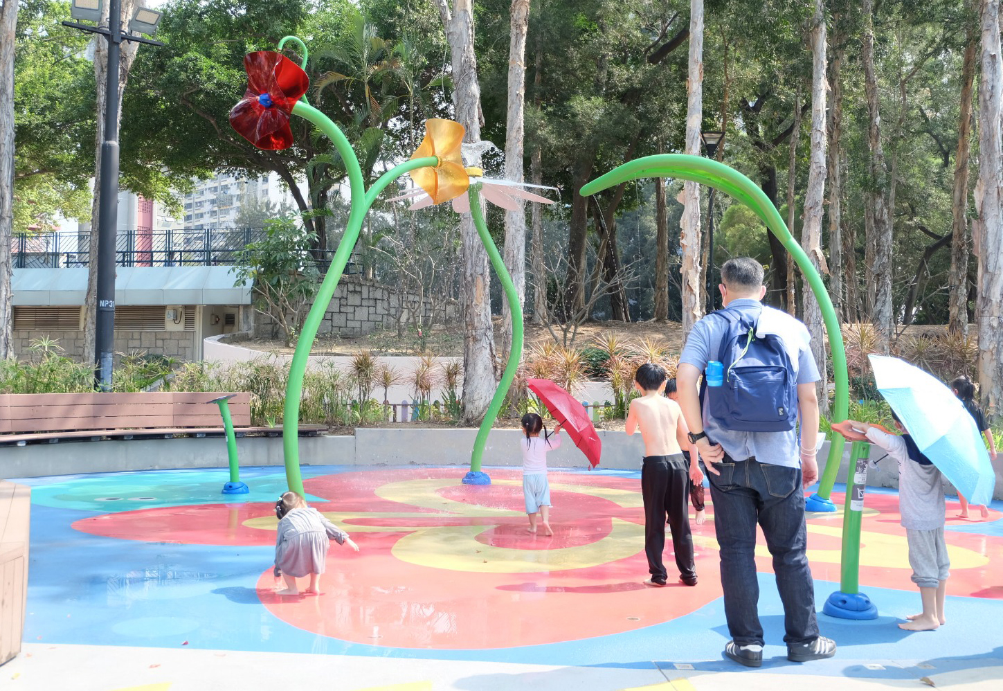 公園的玩水設施